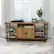Alt View 1. Sauder - Station House Entertainment Credenza - Etched Oak.