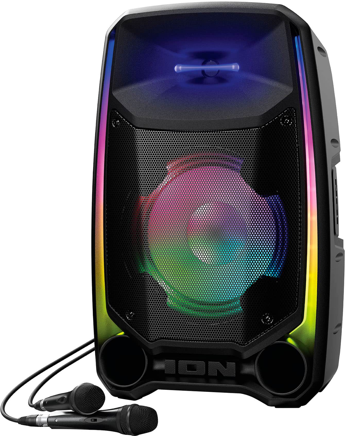 Alt View 1. ION Audio - Total PA Ultimate High-Power Bluetooth Speaker System with Edge Glow - Black.