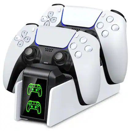 Front. Kitcheniva - PS5 Controller Charger Dock And PS5 Controller Charger Station For Playstation 5.