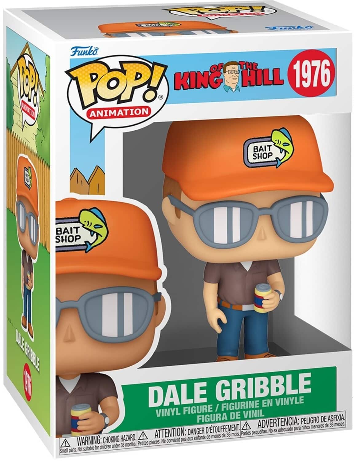 Funko POP! Animation: King of the Hill Dale Gribble Multi Colored