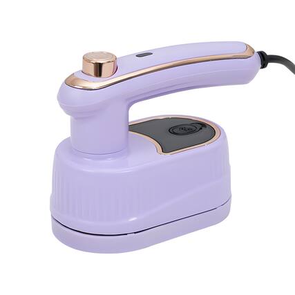 Front. Cluzine - Mini Foldable Garment Iron, Dry/Wet Dual Use, Visual Water Tank - Grey.