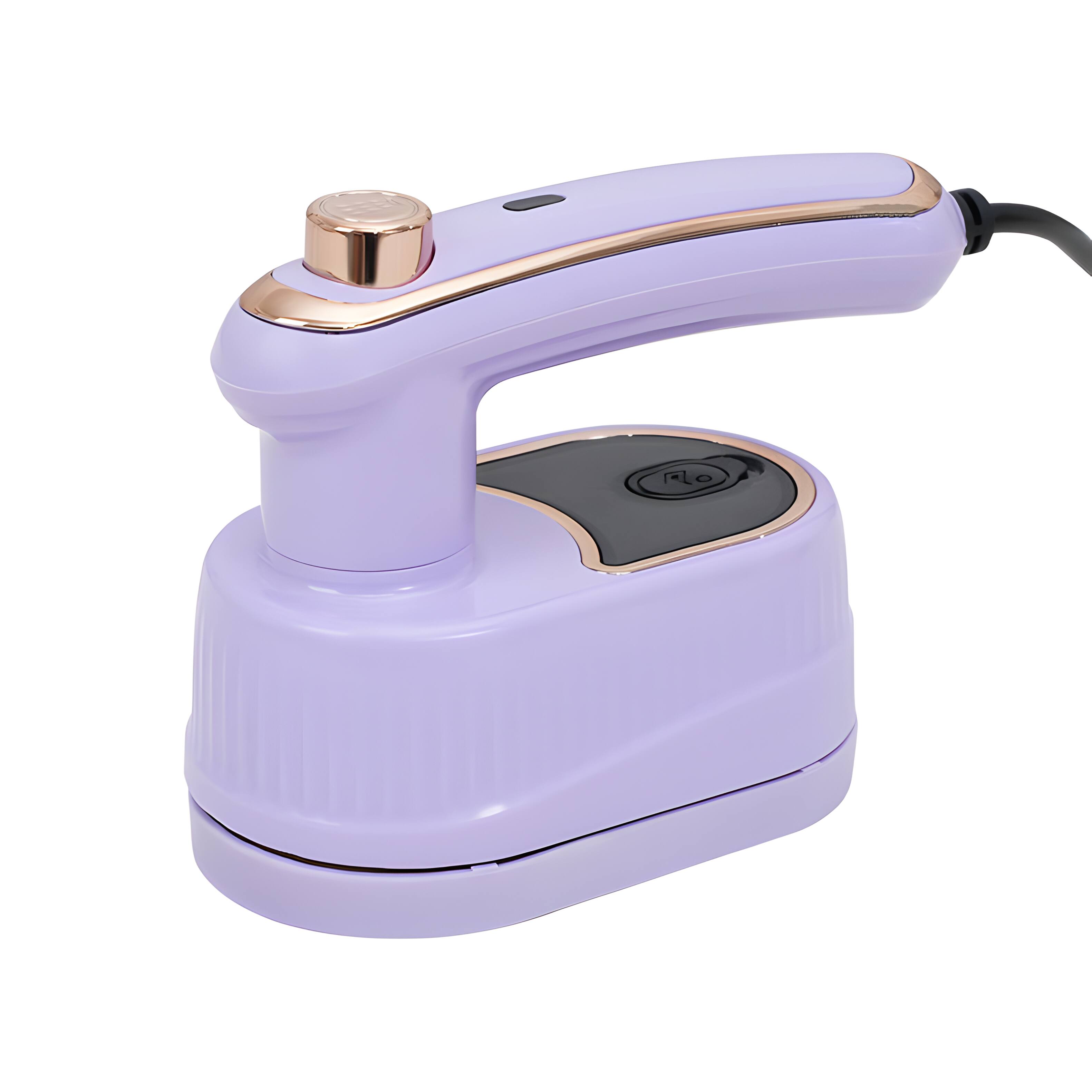 Front. Cluzine - Mini Foldable Garment Iron, Dry/Wet Dual Use, Visual Water Tank - Grey.