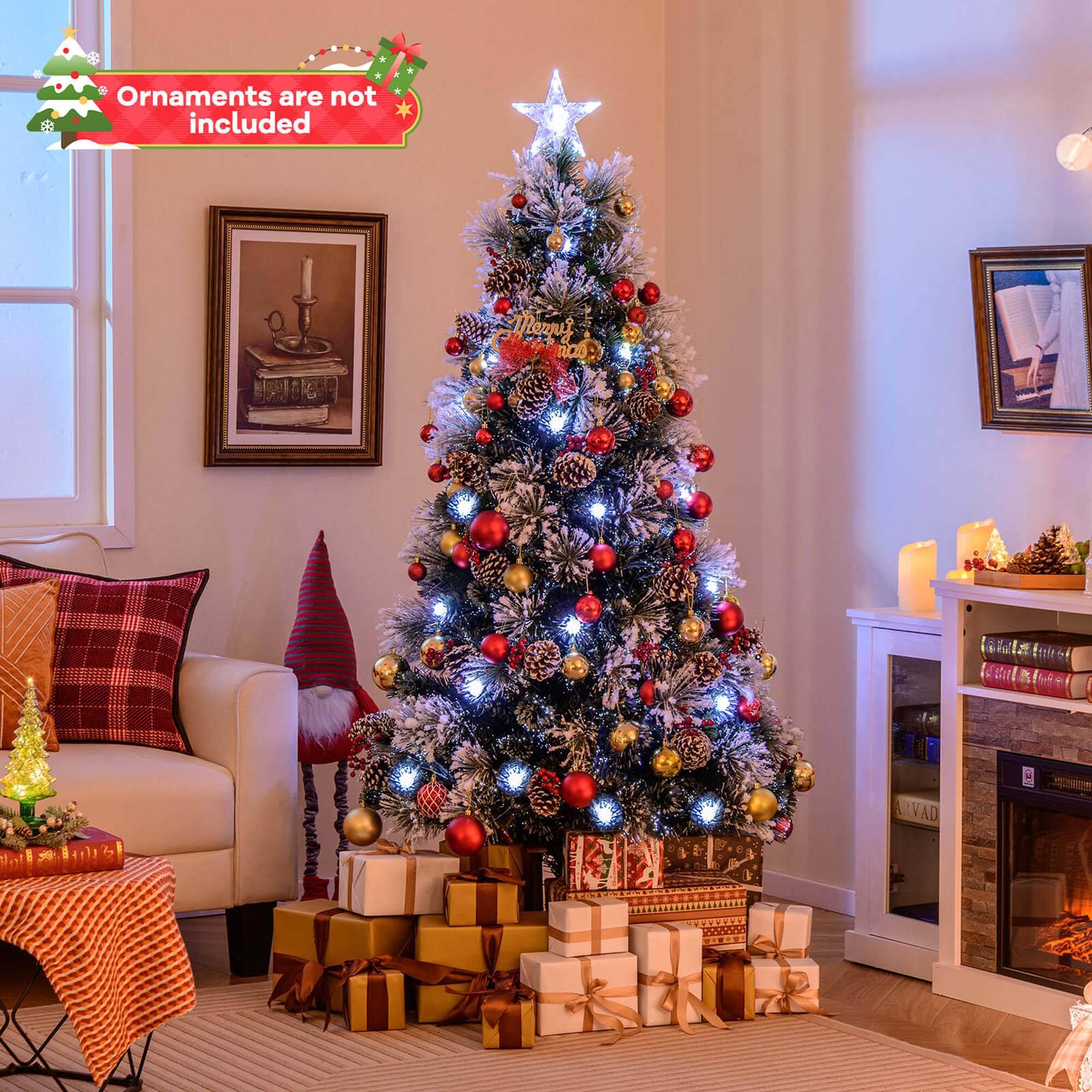 Ornaments are not included.