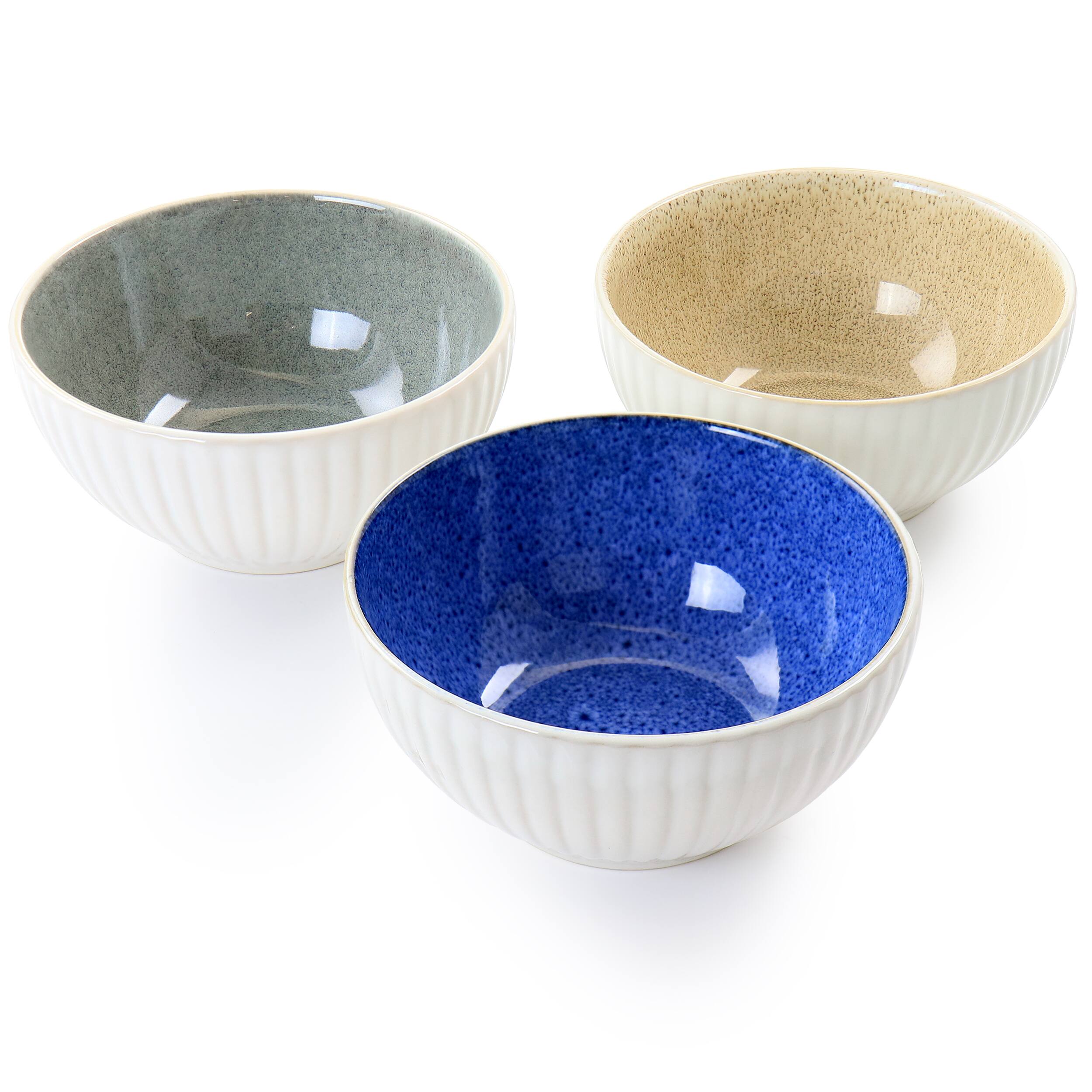 Alt View 2. Gibson - Laurie Gates Sierra 6 Piece 6.3 Inch Stoneware Bowl Set in Assorted Colors - Assorted.