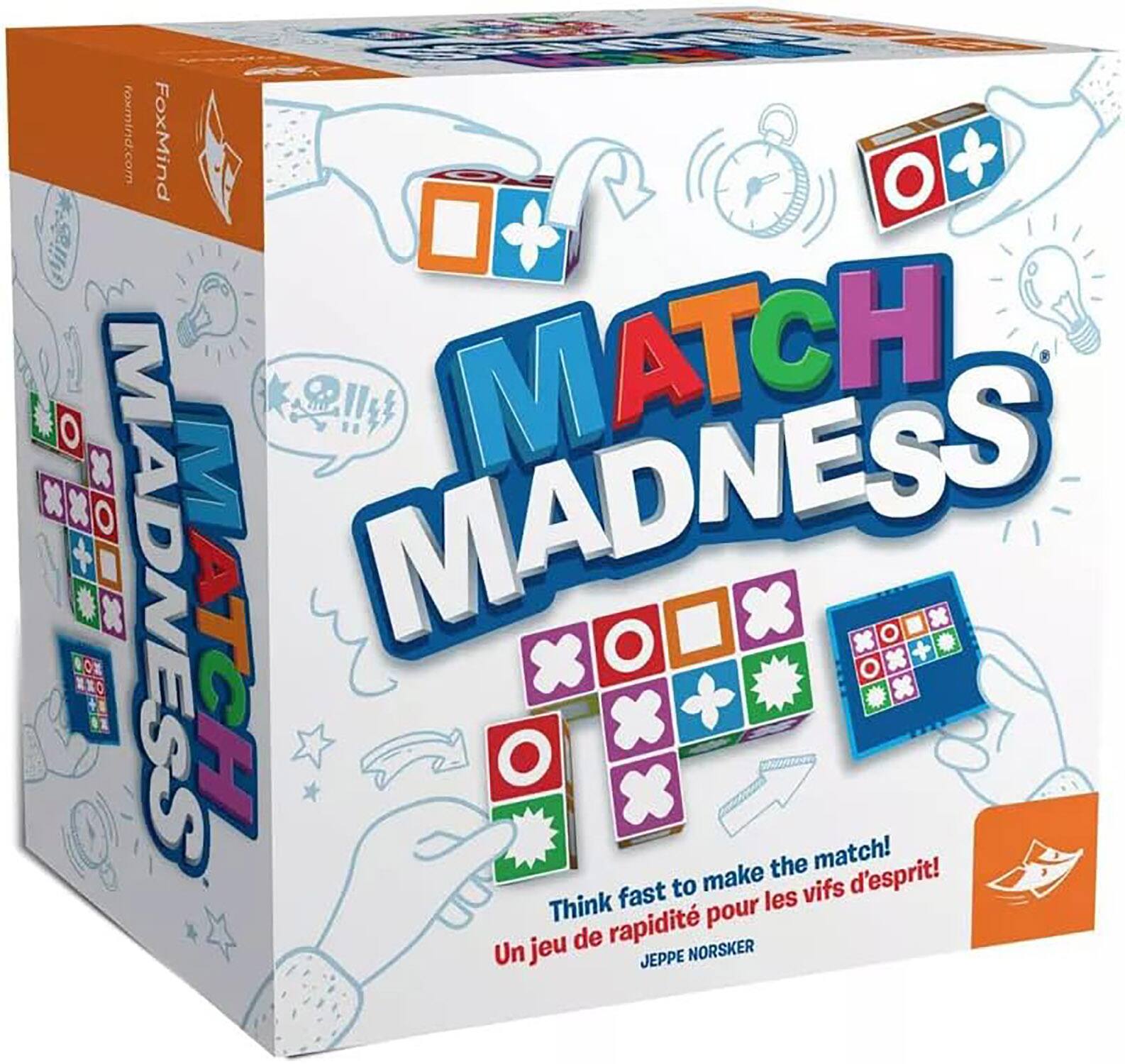 FoxMind Games - Foxmind Match Madness Board Game, Adults & Family