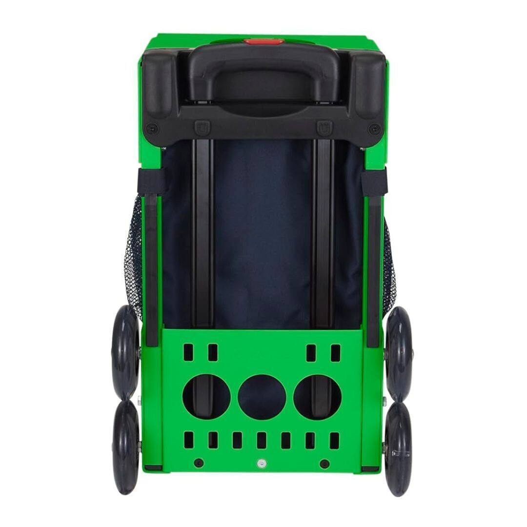 Left. Zuca - Sport Unit - Pixel Play/Green Frame - Two-Tone.