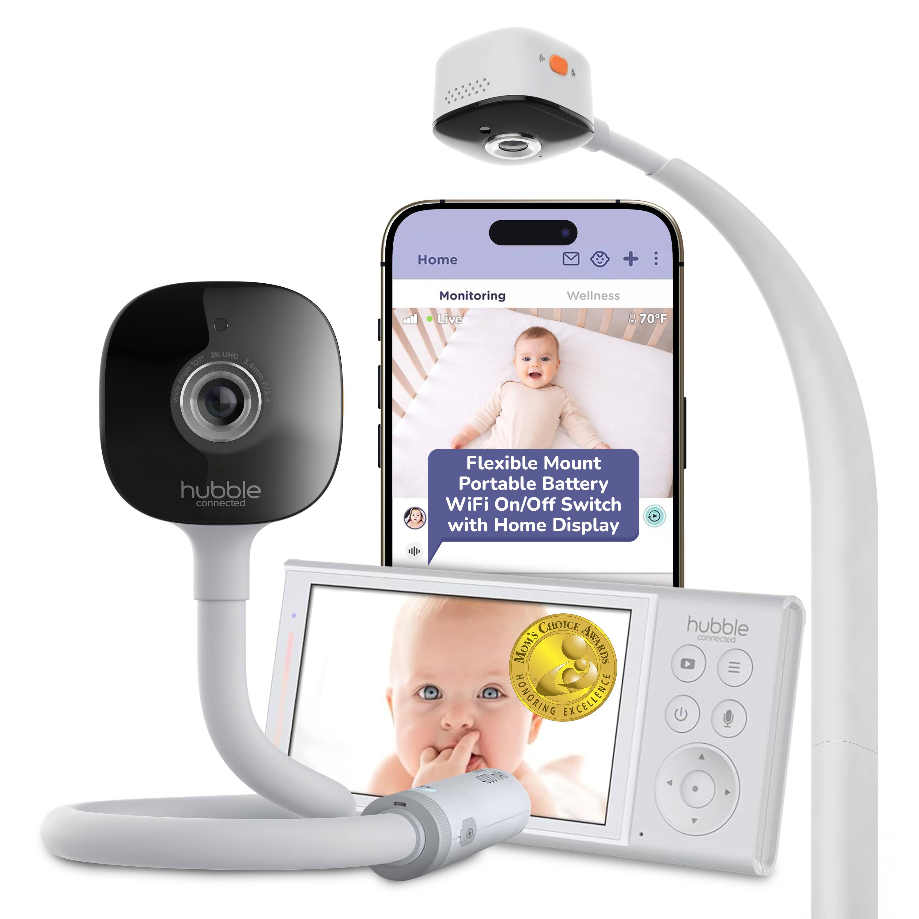 1 Camera, 1 Battery, 1 Parent Unit