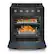 Left. Whirlpool - 5.3 Cu. Ft. Slide-In Gas True Convection Range with Steam Clean and Air Cooking Technology, EZ 2 Lift Grates - Black stainless steel.