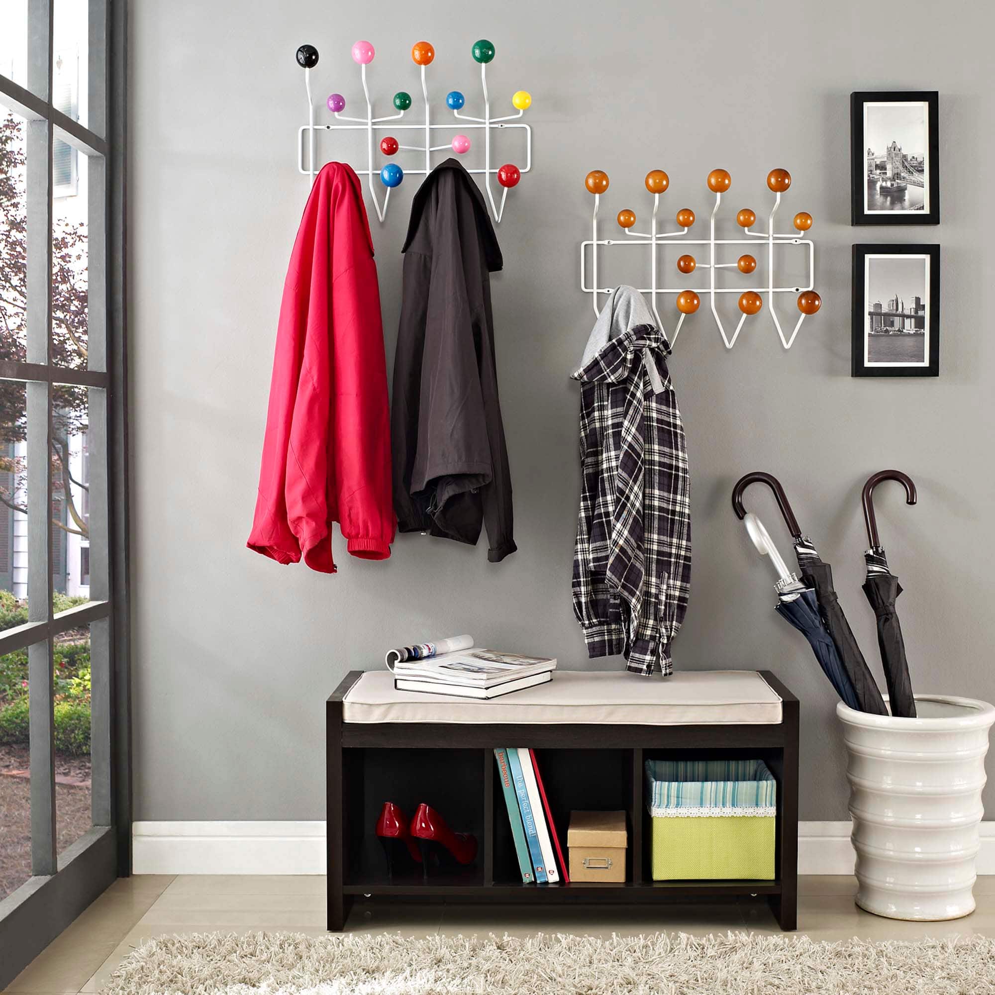Gumball Coat Rack by Modway - Multicolored