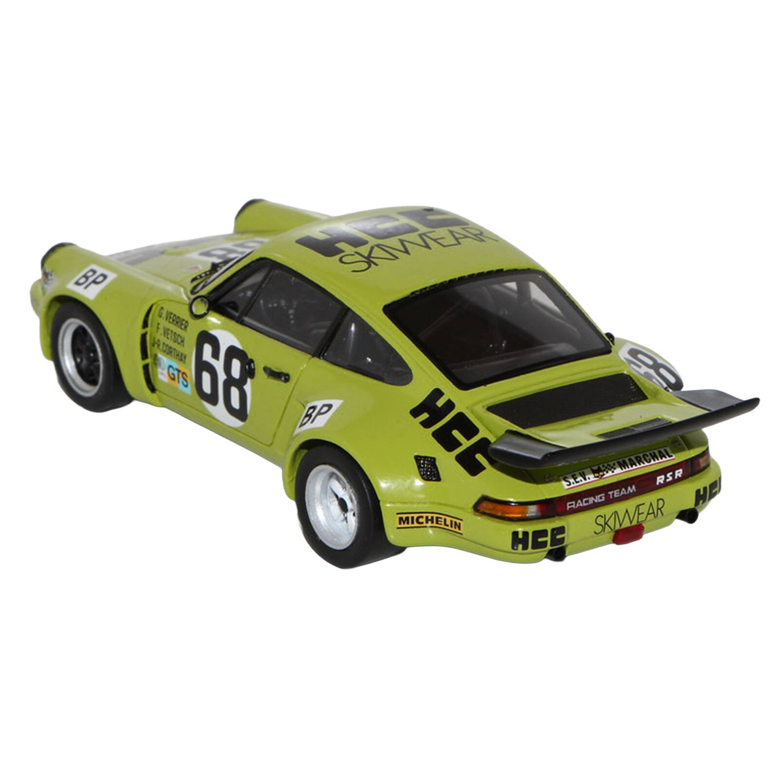 BP Un SAWVEAR C I VERRIER J VETSCH CORTHAN GTS 68 E8 BP HEG S.EY.EMMARCHAL S.E.V. MS MARCHAL RSR TEAM HE RACING MICHELIN SKIVEAR