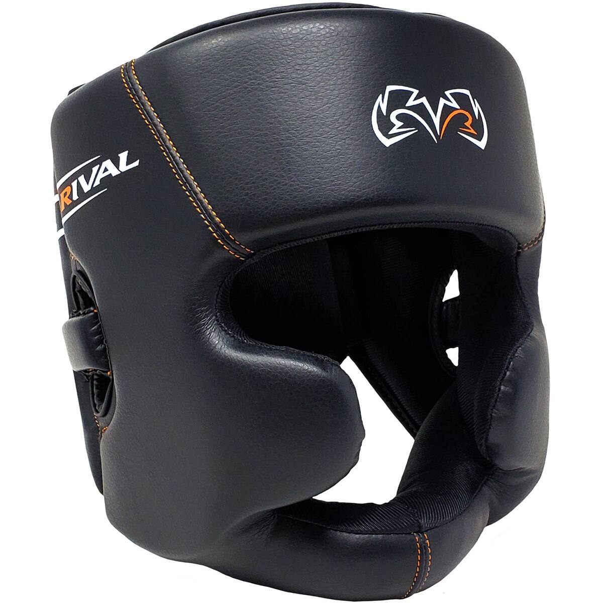 Front. RIVAL - Rival Boxing RHG60F Workout Training Full Face Headgear 2.0 - Medium - Black - Black.