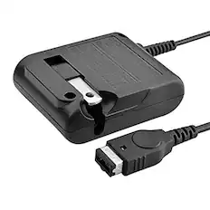 Front. Mars Devices - Nintendo DS And Gameboy Advance SP Wall Charger Power Adapter - Black.