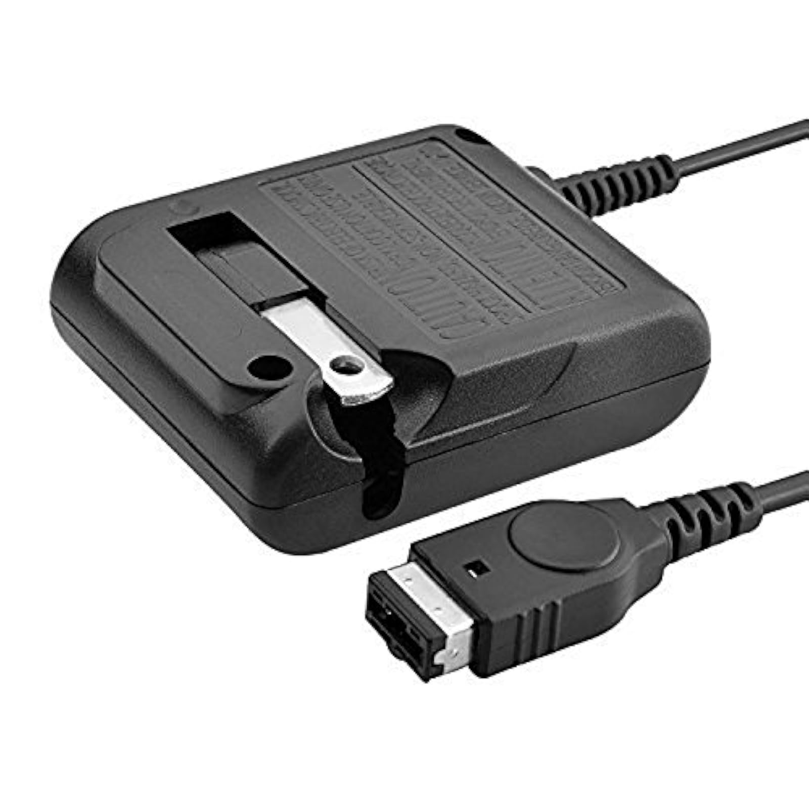 Front. Mars Devices - Nintendo DS And Gameboy Advance SP Wall Charger Power Adapter - Black.