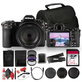Nikon - Z6 III Mirrorless Camera +50mm f/1.4 Lens FX 24.5MP 6K Bundle