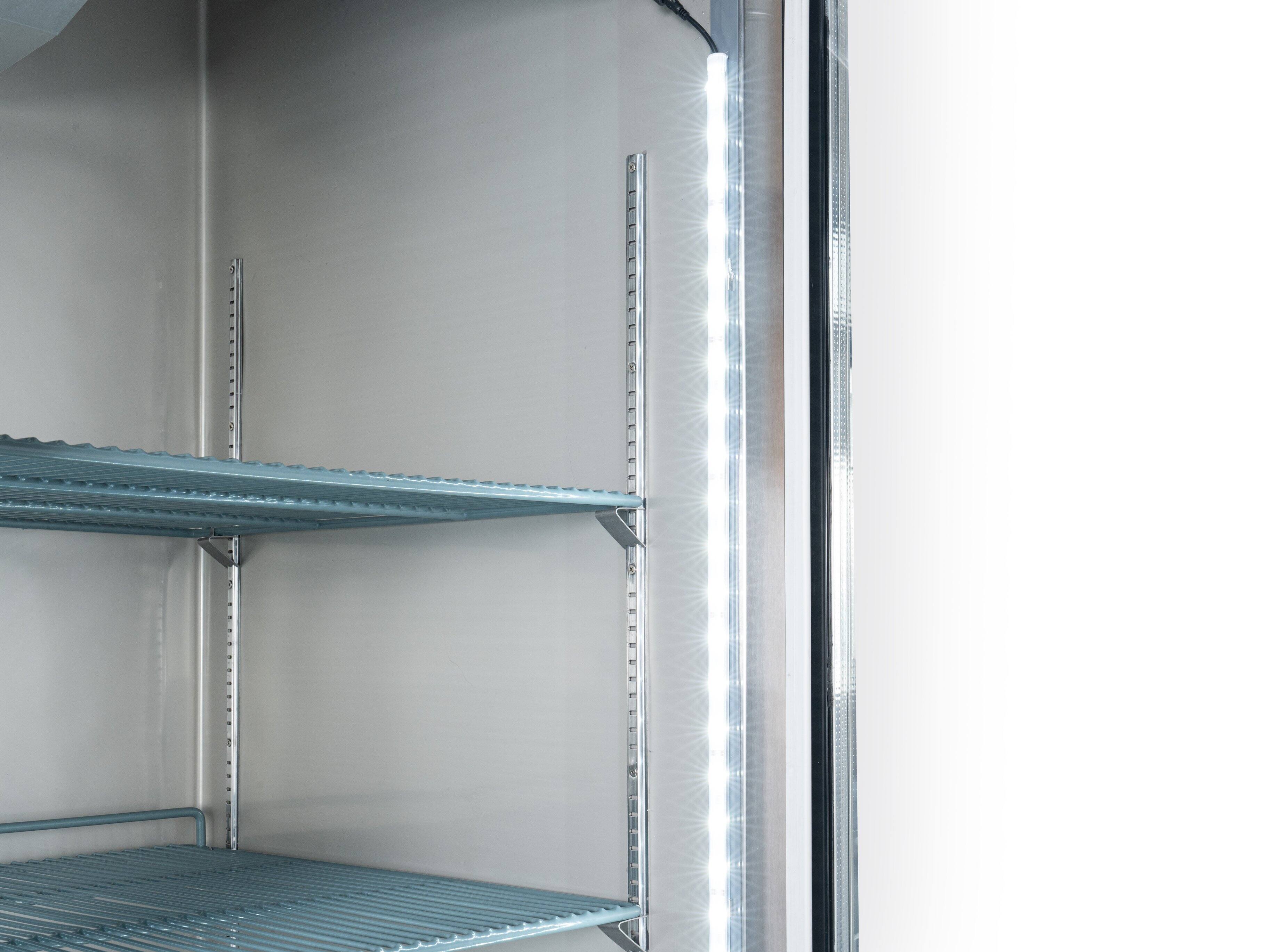 Alt View 9. Koolmore - 54 in. Two-Door Reach-In Refrigerator - 47 Cu Ft. RIR-2D-GD - Stainless-Steel.