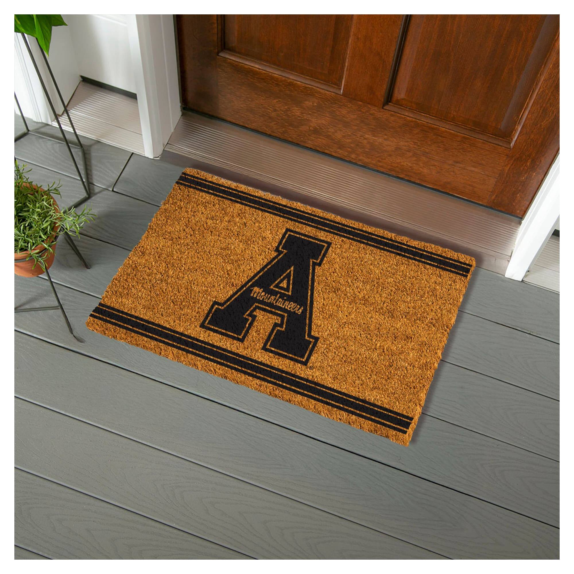 Alt View 1. Evergreen Enterprises - Appalachian State Mountaineers 28" x 16" Primary Logo Outdoor Coir Entryway Mat - Multicolor.