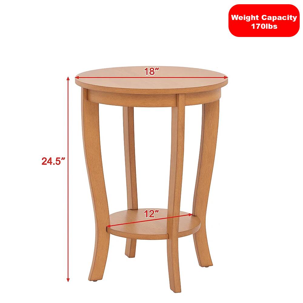 Weight Capacity: 170lbs  
Diameter: 18"  
Height: 24.5"  
Base Diameter: 12"