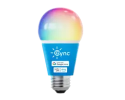 Cync - Dynamic Effects A19 LED Light Bulb, Color Changing, 1pk - Full Color - Front_Zoom