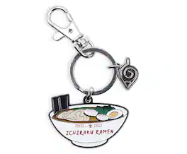 SalesOne LLC - Naruto Ichiraku Ramen Enamel Pendant Keychain - White