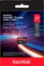 SanDisk TM microSD Express Card / Carte The next-gen microSD card for next-gen explorers La carte microSD nouvelle gnration pour les futurs explorateurs 128 GB*Go* LIP TOOUSQUA 880 Ma NV MEAR/LEETUSN 480 M ma WRITE/ECRRE Pro-level speeds/ Vitesses de niveau professionnel - SanDisk ThermAdapt 5.3K 1.1K video video 100 B/4** Mo/s"* MINIMUM SUSTREO WINTS SEEE VITESSE ELETU ISUMALE SOUTENUE SanDisk microSD EXPRESS - EX 128G A1 Achieve stated speeds with SanDisk PRO-READER SO Express Dual Card (sold separately). Compatible with microSD UHS-I and UMS-I devices. Atteignez les vitesses indiquees avec double lecteur de carte SanDisk PRO-READER SO Express  Card vendu sparment) Compatible avec ies aries microSo UIS et UMS-IL SanDisk.