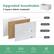 Upgraded breathable 3 layers fabric material Fabric MDF Board Arch Handle Fabric Wear resistant Good load bearing Breathable Easy to clean