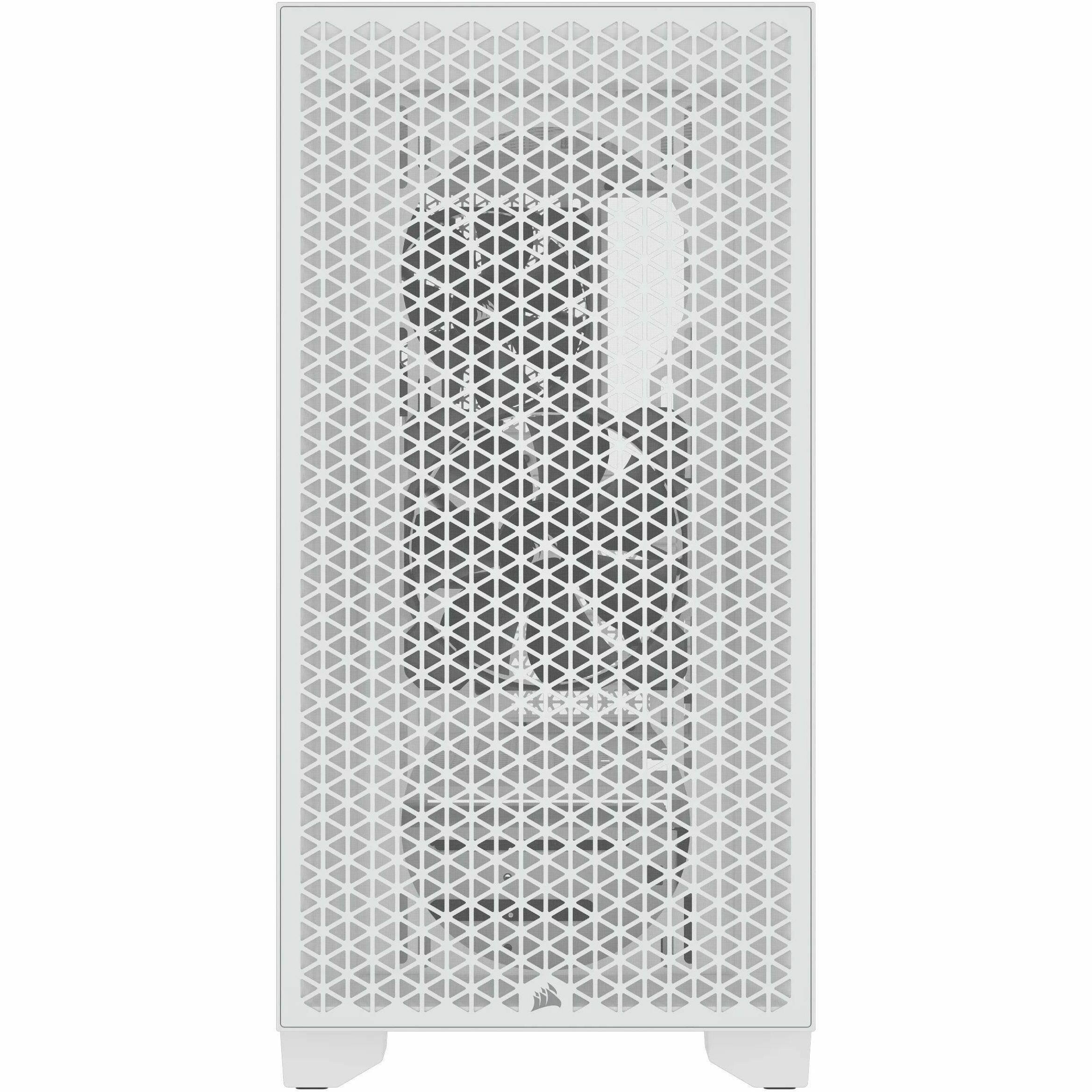 Alt View 7. CORSAIR - Corsair AIRFLOW Computer Case - Mid-tower - White - Tempered Glass - White.