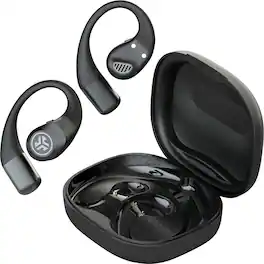 JLab - Epic Open Sport Air Conduction Wireless Earbuds - Black