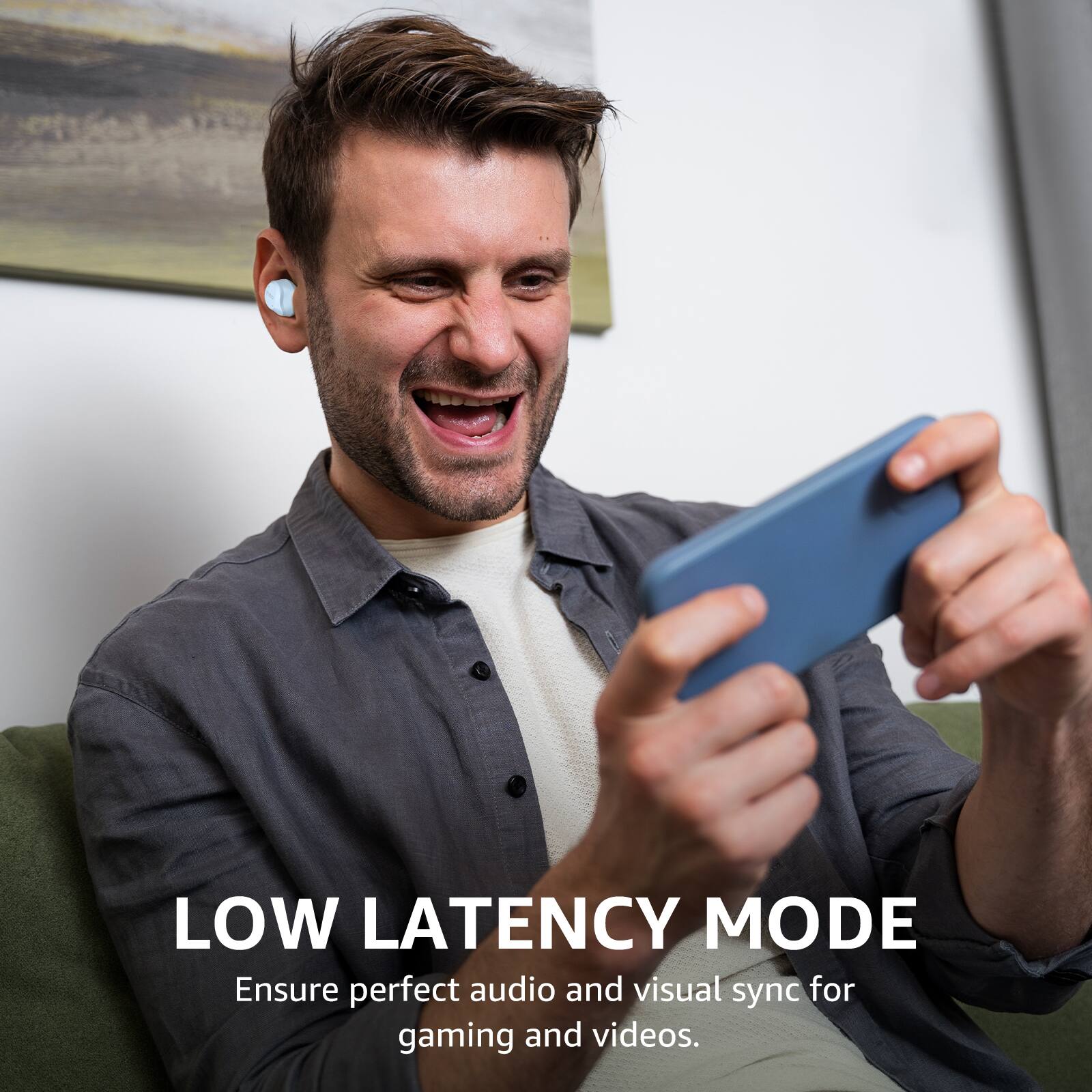 LOW LATENCY MODE  
Ensure perfect audio and visual sync for gaming and videos.
