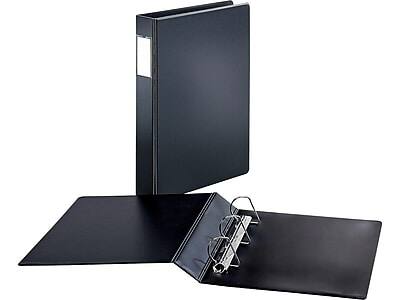 Alt View 4. Cardinal - Heavy Duty 2" 3-Ring Non-View Binder, D-Ring - Black.