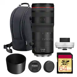 Canon - RF 70-200mm f/2.8 L IS USM Z Lens + More - White