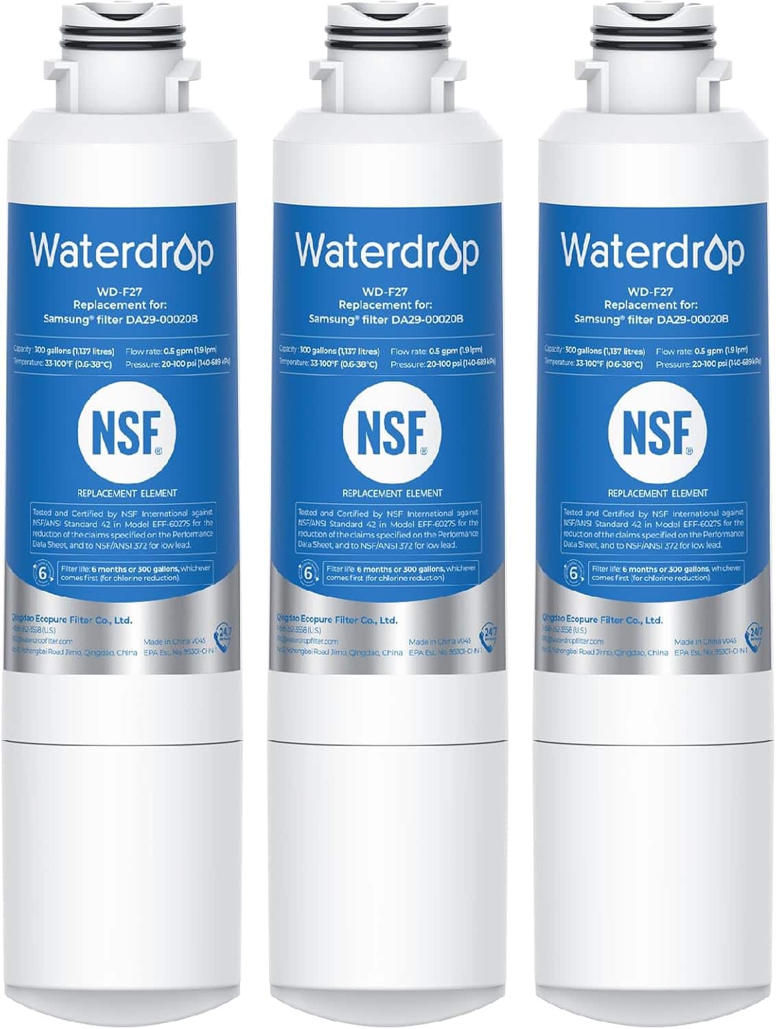 Waterdrop - DA29-00020B Refrigerator Water Filter