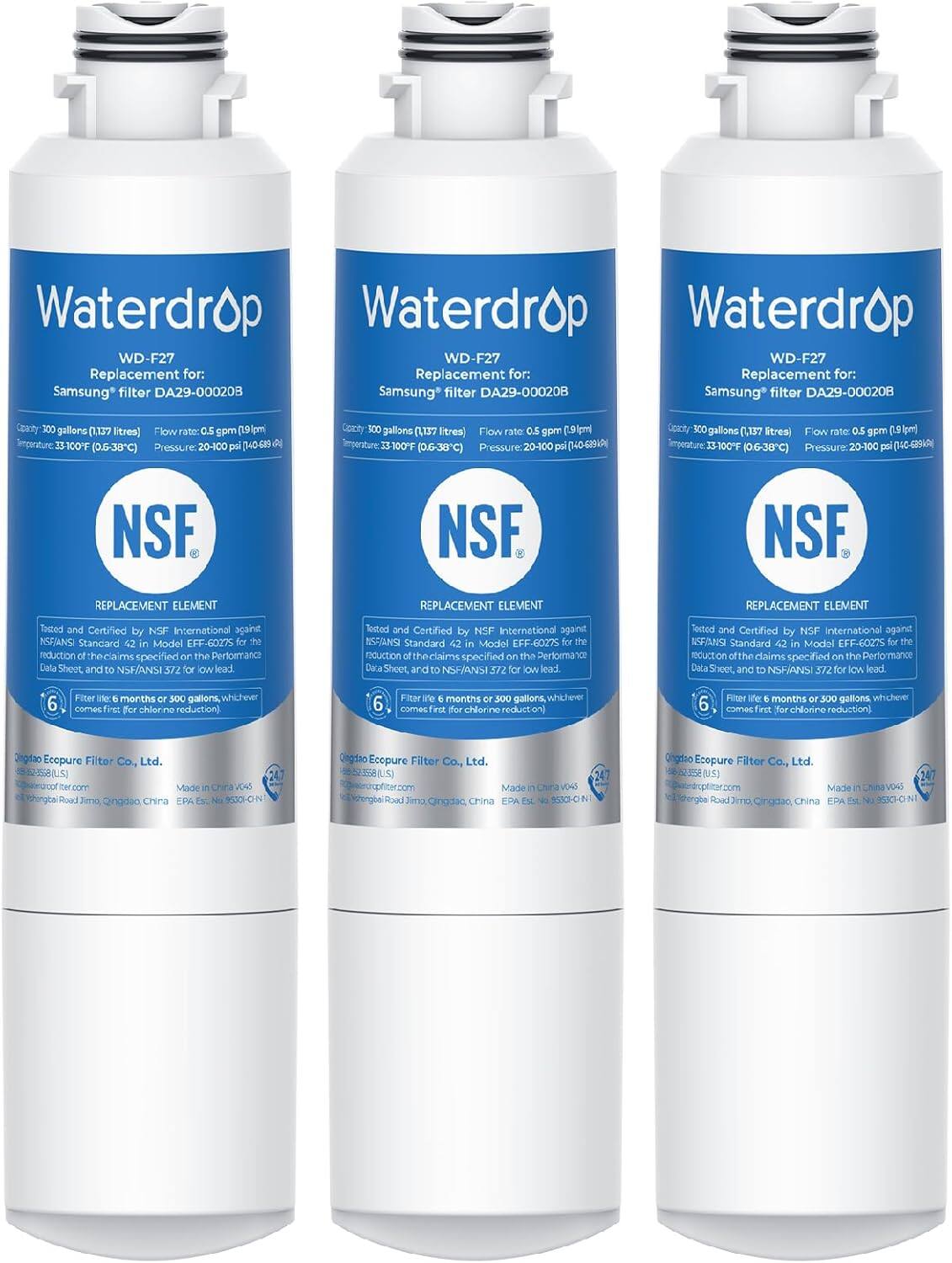 Waterdrop - DA29-00020B Refrigerator Water Filter