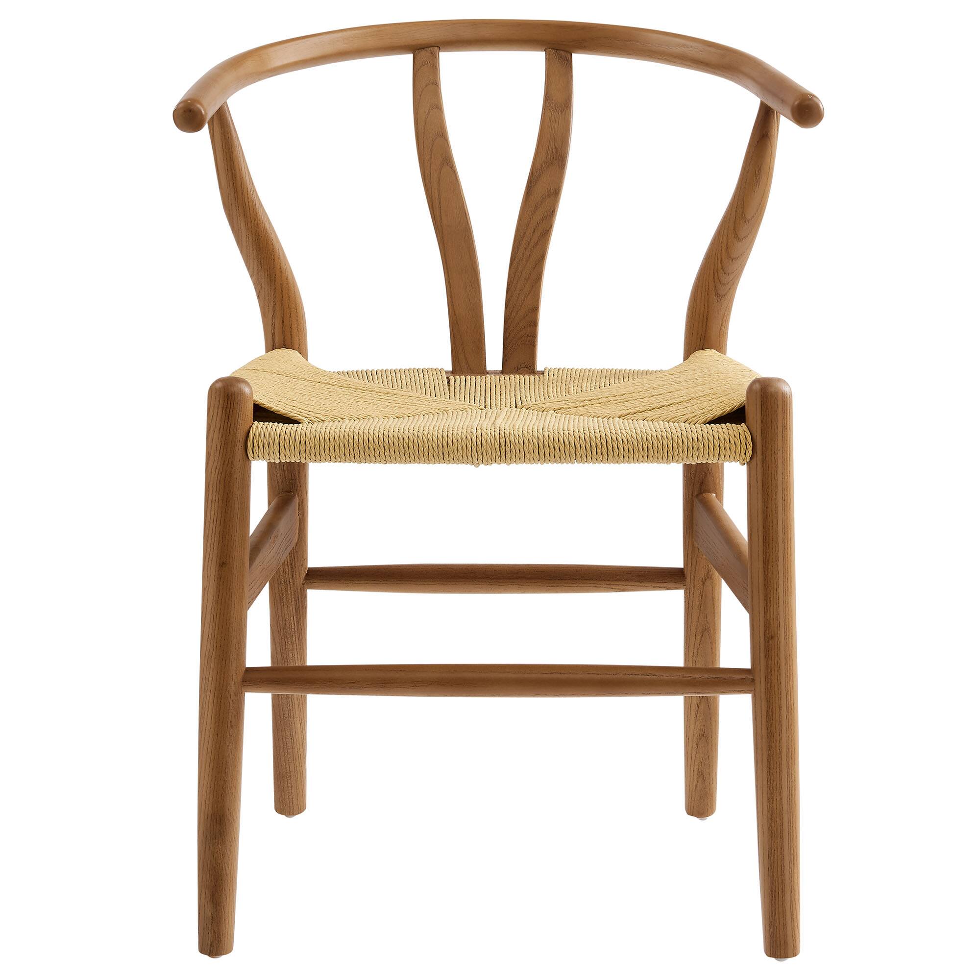 Alt View 2. Modway - Amish 29" Wood Dining Chair by Modway - Brown.
