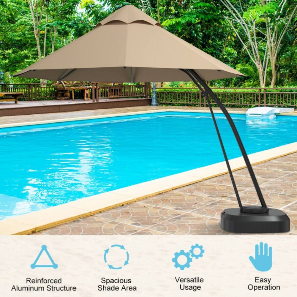 Reinforced Aluminum Structure  
Spacious Shade Area  
Versatile Usage  
Easy Operation