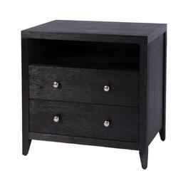 Butler Specialty - Dana 28 in. W Rectangular Wood 2 Drawer Nightstand with Top Shelf - Coffee