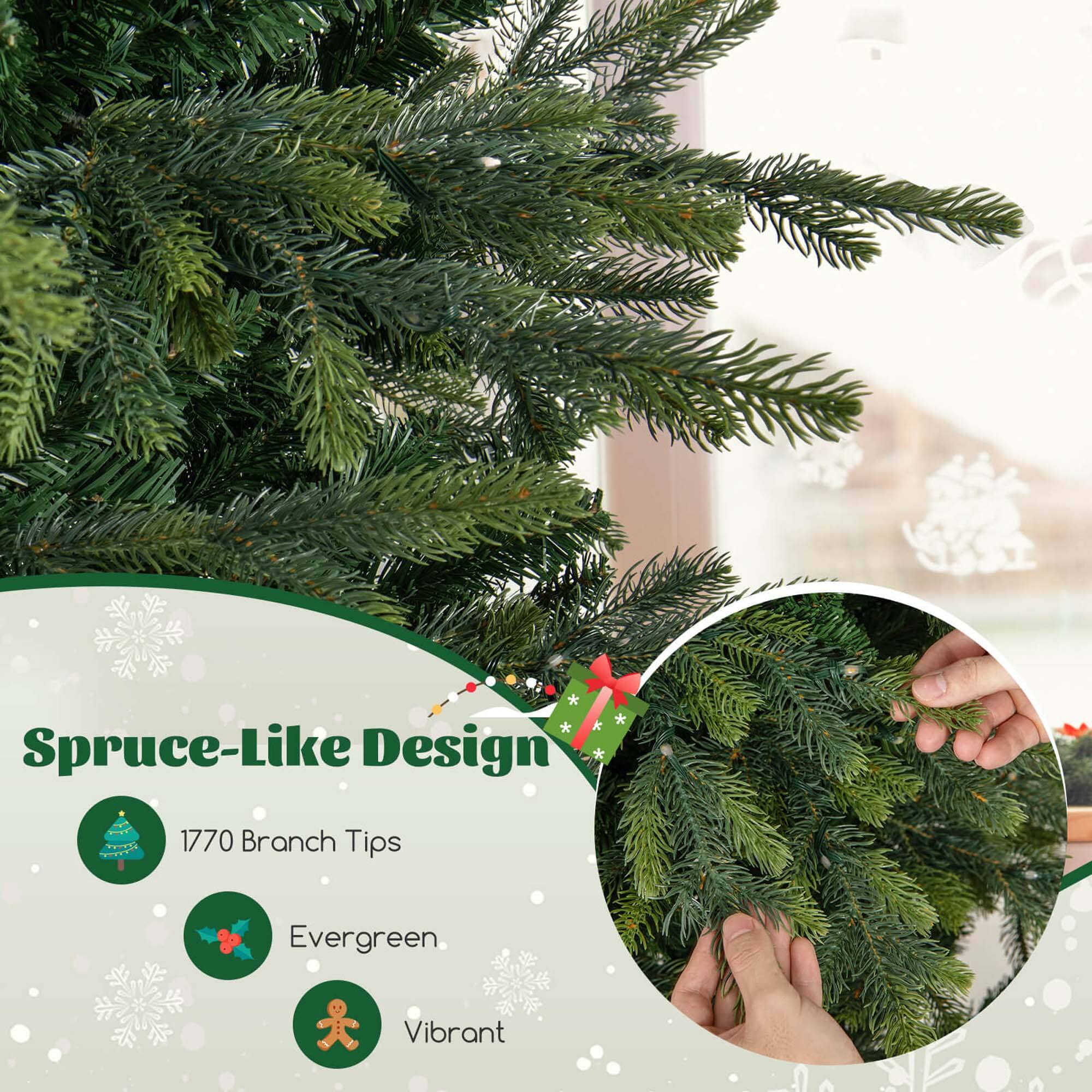 Spruce-Like Design 1770 Branch Tips Evergreen Vibrant