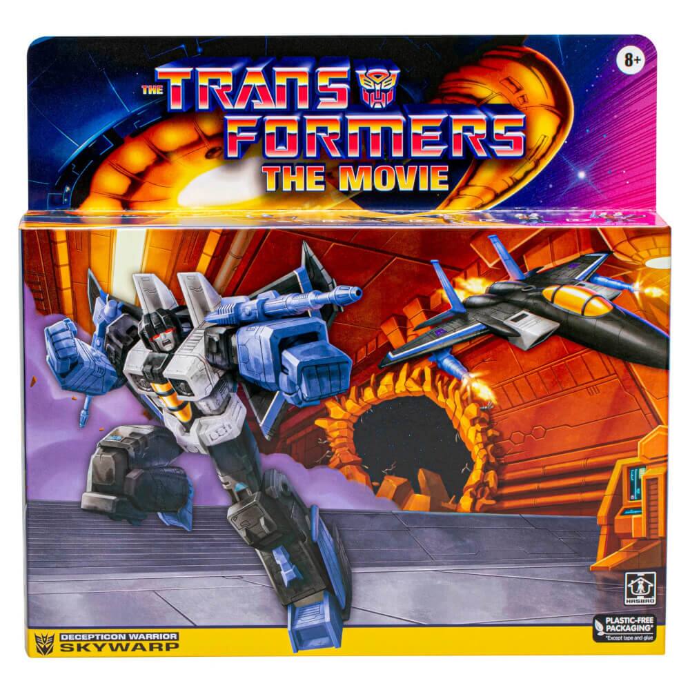 The Transformers: The Movie  
8+  

Decepticon Warrior  
Skywarp  

Plastic-Free Packaging  
"Expect some loose and grit"