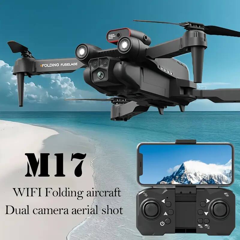 FOLDING FUSELAGE  
M17  
WIFI Folding aircraft  
Dual camera aerial shot
