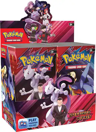 Pokémon Trading Card Game
6+
Scarlet & Violet
Destined Rivals
Play Pokémon TCG Live!