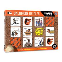 YouTheFan - Baltimore Orioles Licensed Memory Match Game - Multicolor