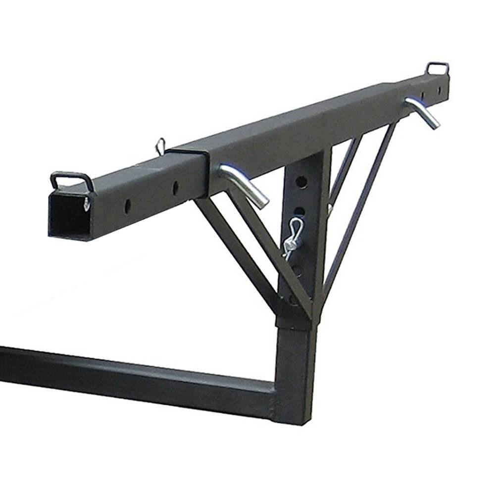 Front. Tow Tuff - Tow Tuff Adjustable Steel Truck Bed Extender for Class III & Class IV Receivers - Steel.