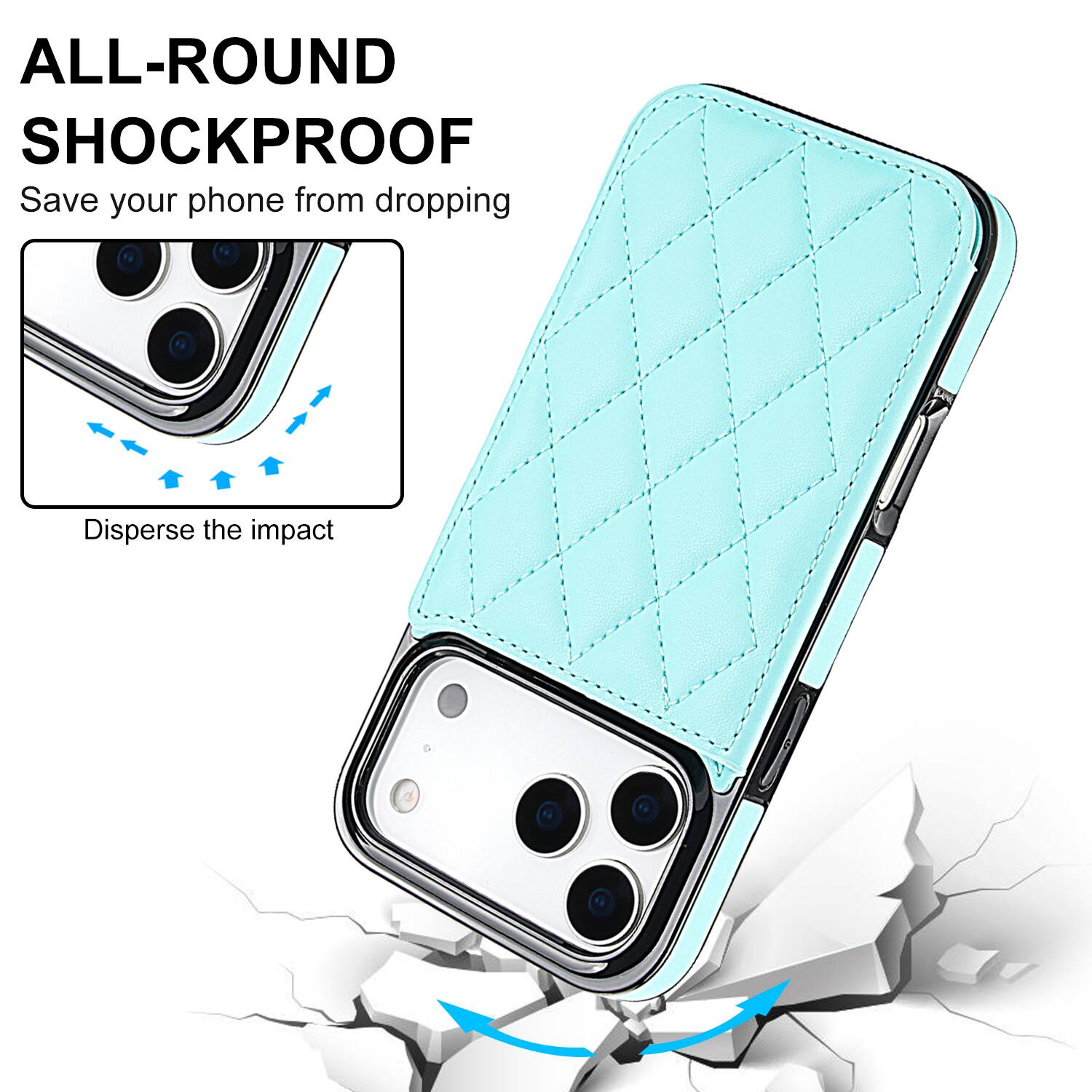 ALL-ROUND SHOCKPROOF  
Save your phone from dropping  
Disperse the impact