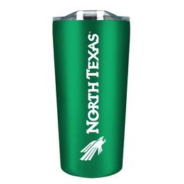The Fanatic Group - North Texas Mean Green 18oz. Stainless Steel Soft Touch Tumbler - Multicolor