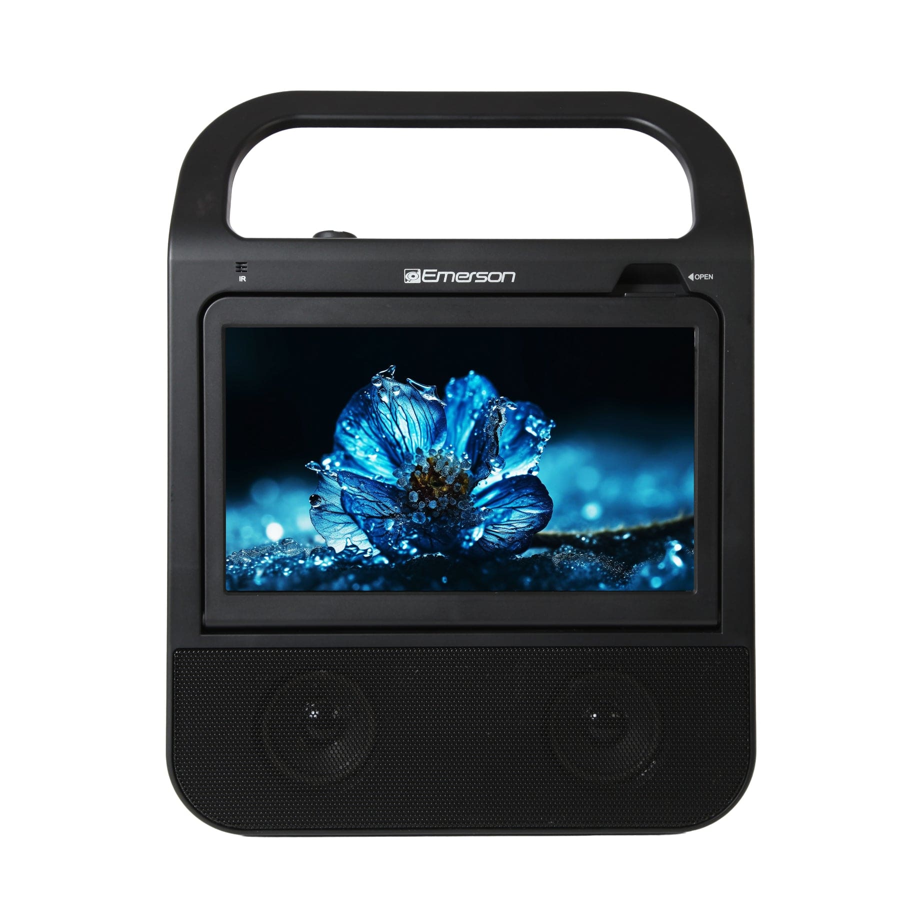 Emerson - 10.1" Portable TV & DVD Boombox System | IPS Display, ATSC TV Tuner, HDMI, Bluetooth, USB, Rechargeable Battery