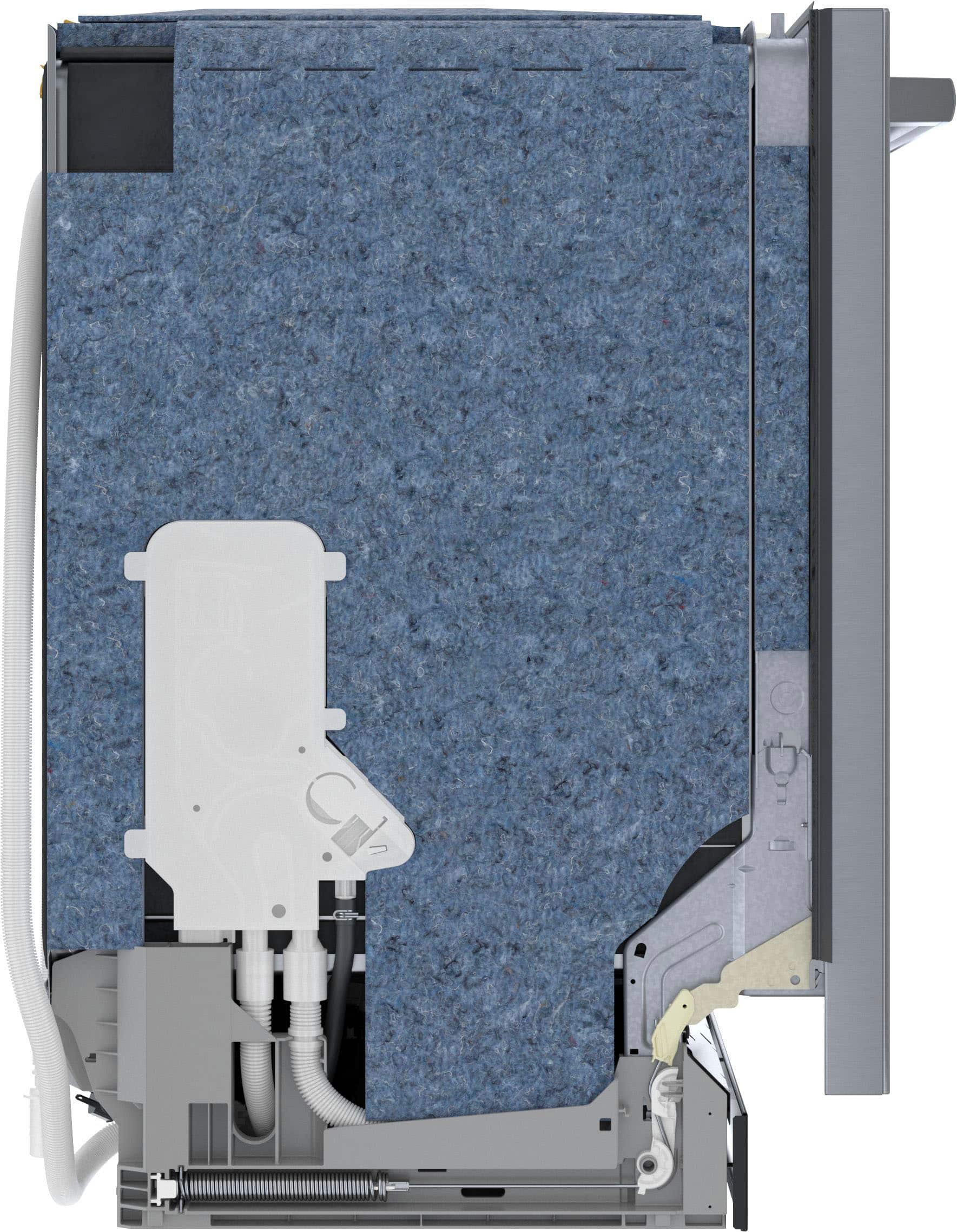 Alt View 11. Bosch - 800 Series 24" Top Control Smart Built-In Stainless Steel Tub Dishwasher with Flexible 3rd Rack, 42 dBA - Stainless Steel.