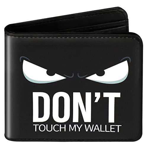 Vulpecula Spade - Teen Boys Cool Wallet-Men Mens Men'S Funny Leather Credit Id Card Cash Holder Man Black Rfid Blocking Zipper Wallets - dark eye