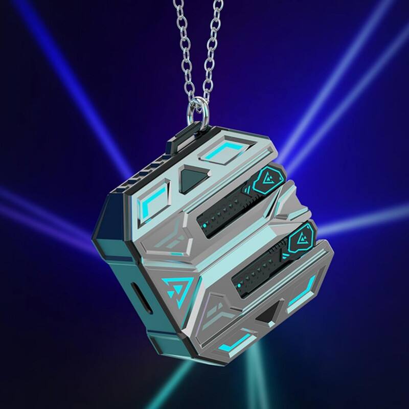 Back. RISOKEYS - Wireless Gaming Earbuds, Noise Cancelling,Low Latency for Gamers Commuting Sports,Lightweight, Mecha Design,Slivery.