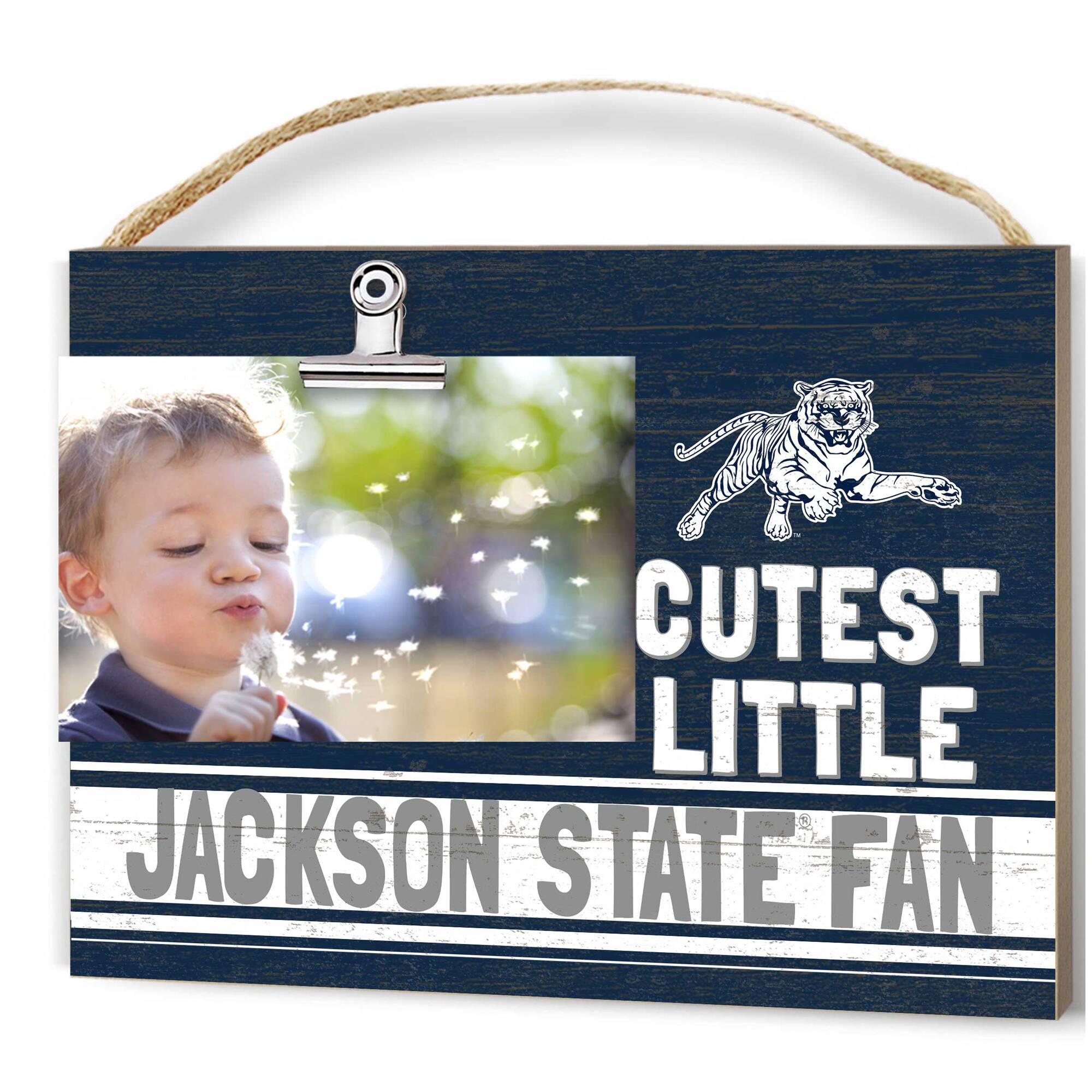 Jackson State Tigers 8'' x 10'' Cutest Little Team Logo Clip Photo Frame