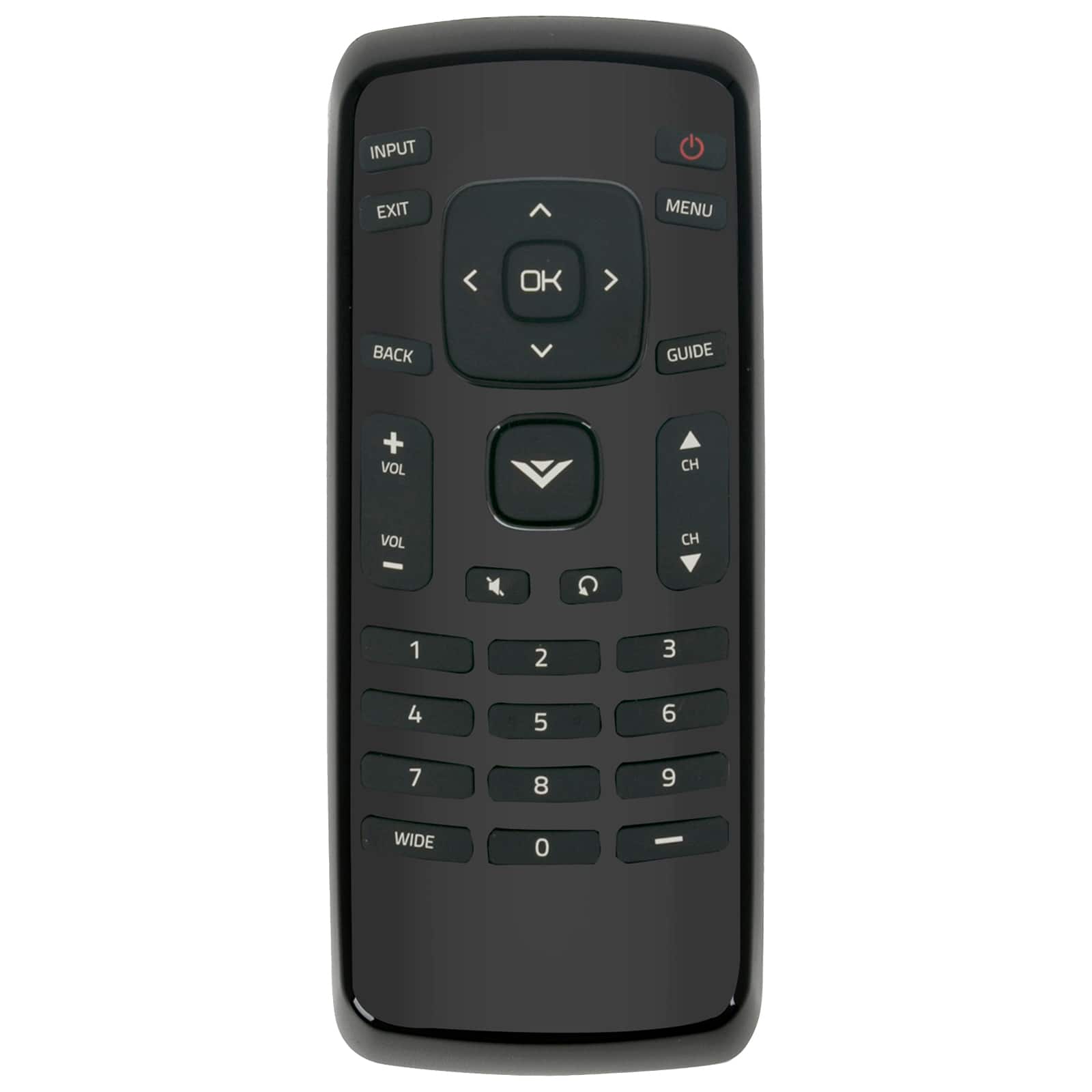 ALLIMITY - Replacement Remote Control XRT020, Fit for Vizio Television D24H-C1 D28H-C1 D32H-C1 D390-B0 E221-A1 E231-B1 E241-A1 - Black