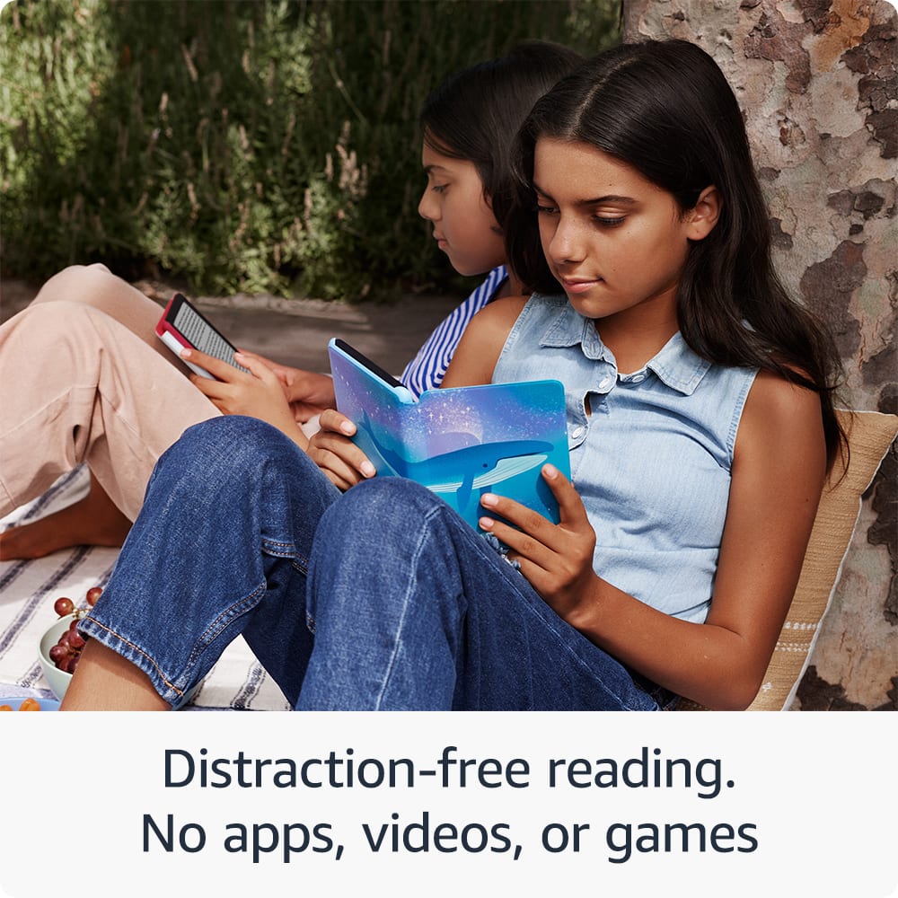 Distraction-free reading. No apps, videos, or games.